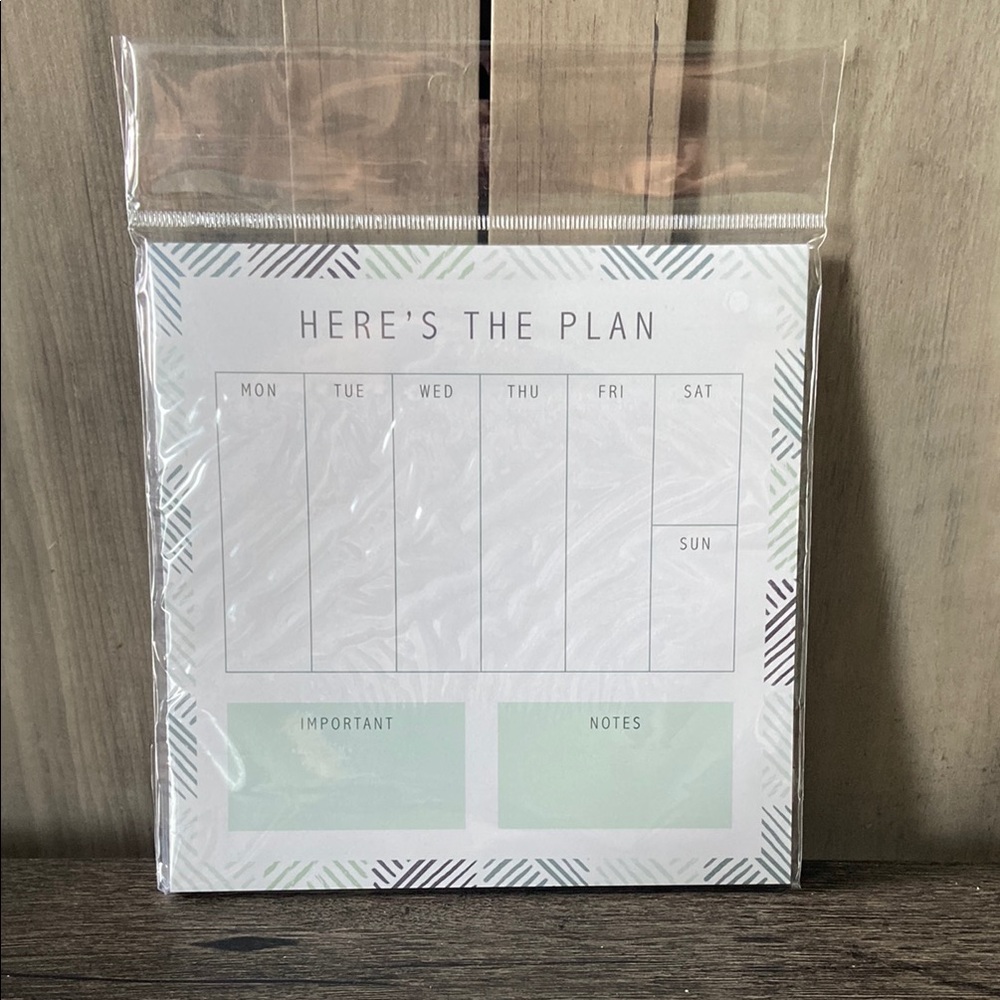 Weekly Planner Notepad New!